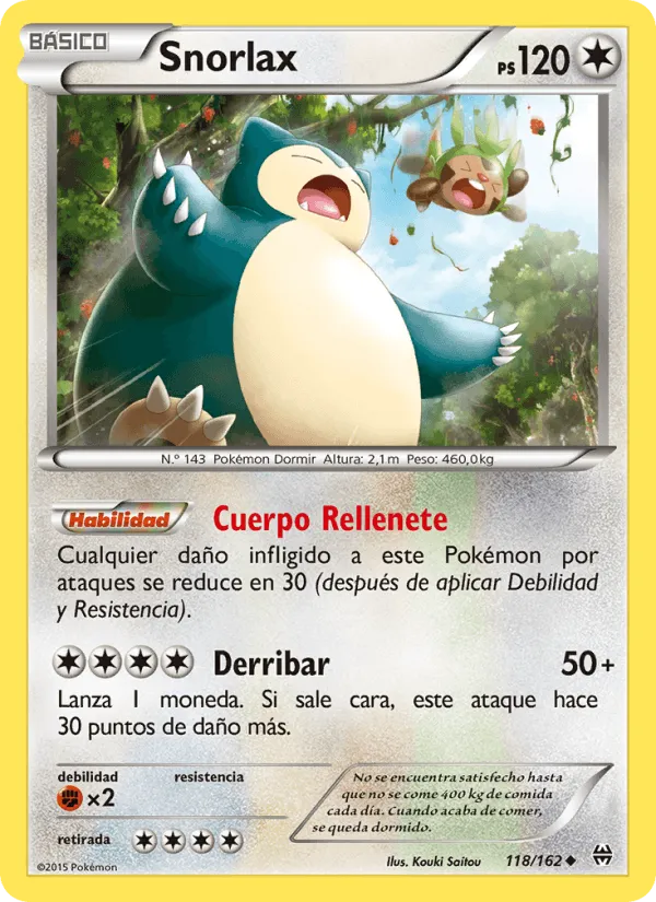 Snorlax · Turbo Impulso 118/162