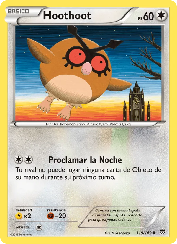 Hoothoot · Turbo Impulso 119/162