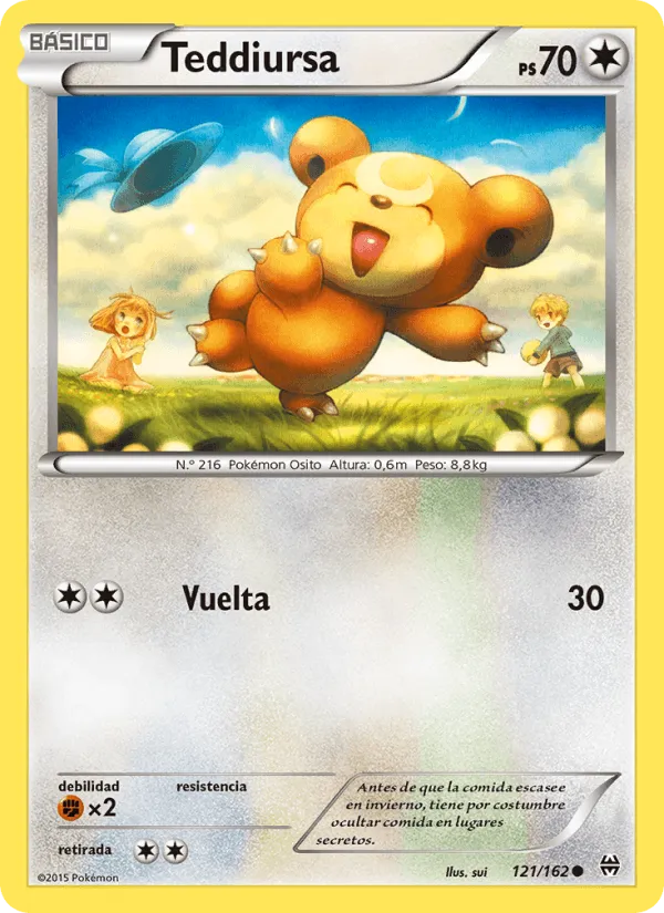 Teddiursa · Turbo Impulso 121/162