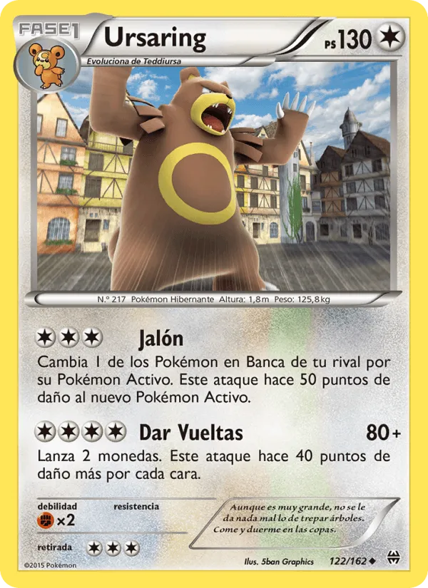 Ursaring · Turbo Impulso 122/162