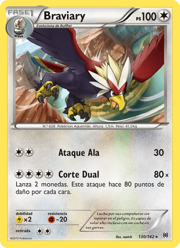 Braviary · Turbo Impulso 130/162
