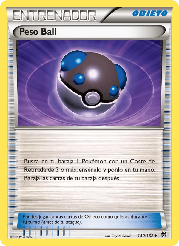 Peso Ball · Turbo Impulso 140/162