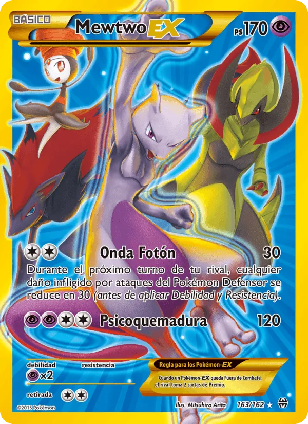 Mewtwo EX · Turbo Impulso 163/162