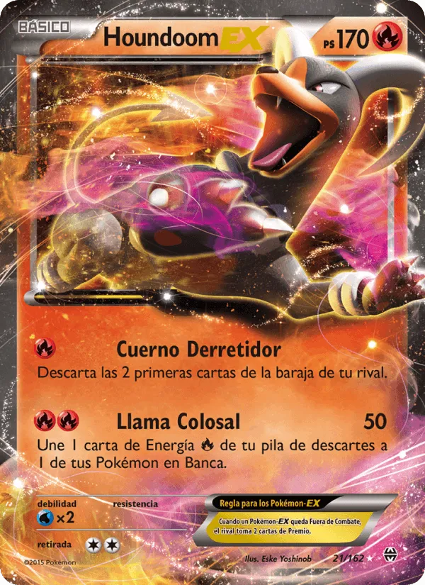 Houndoom EX · Turbo Impulso 21/162