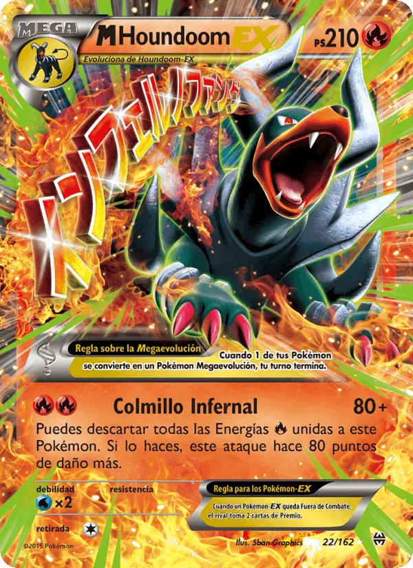 M-Houndoom EX · Turbo Impulso 22/162