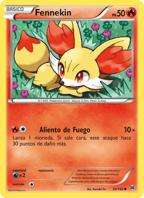 Fennekin · Turbo Impulso 25/162
