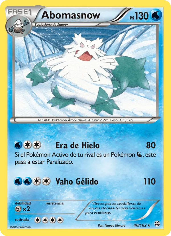 Abomasnow · Turbo Impulso 40/162