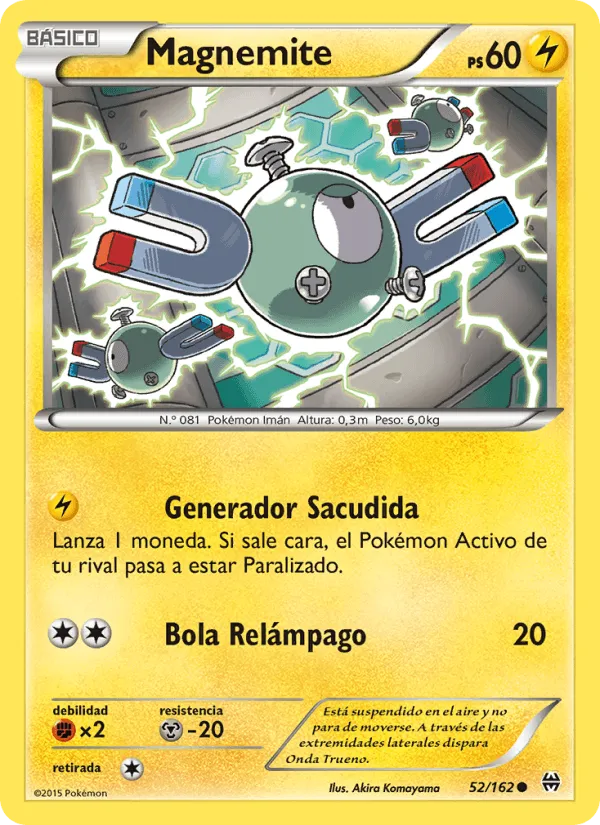 Magnemite · Turbo Impulso 52/162