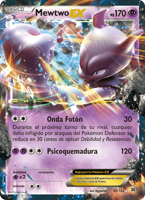 Mewtwo EX · Turbo Impulso 61/162