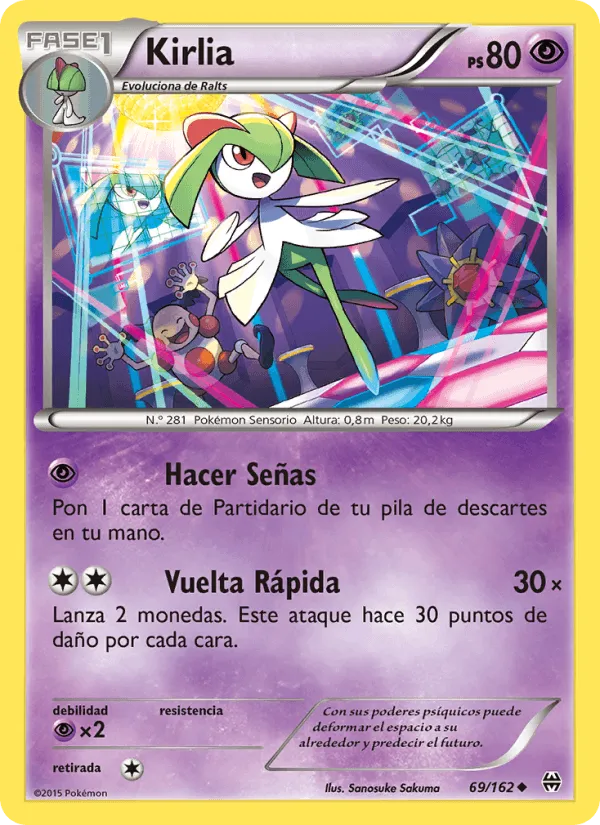 Kirlia · Turbo Impulso 69/162
