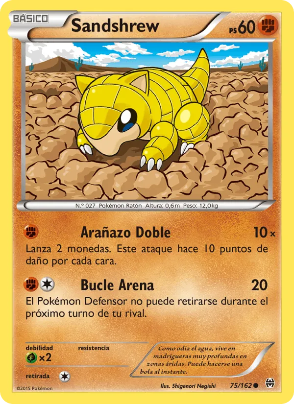 Sandshrew · Turbo Impulso 75/162