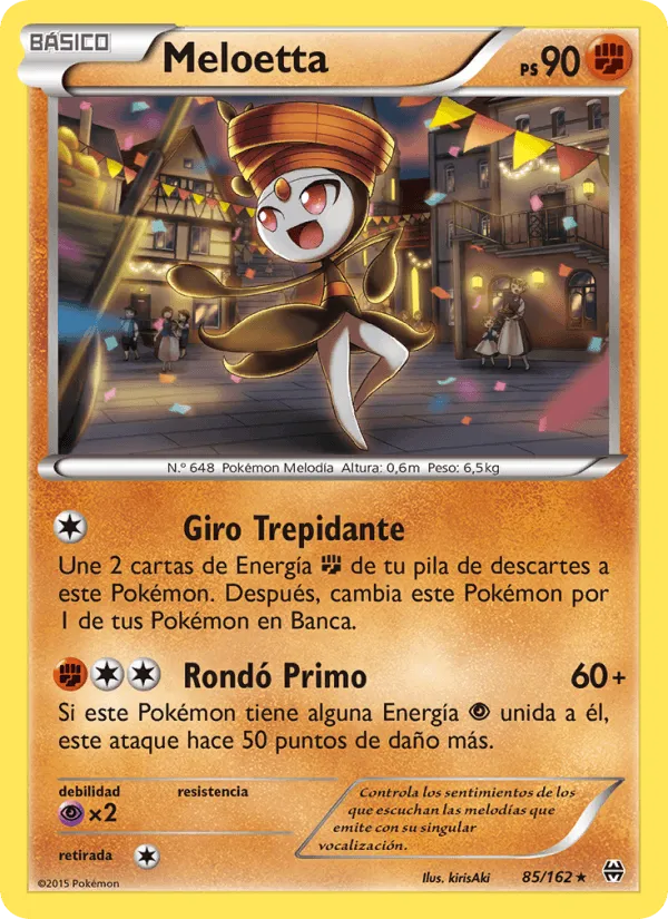 Meloetta · Turbo Impulso 85/162