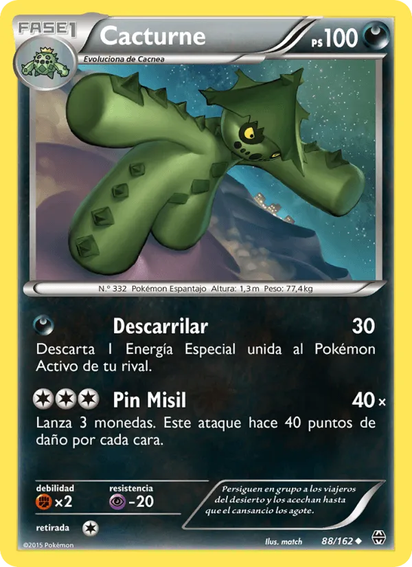 Cacturne · Turbo Impulso 88/162