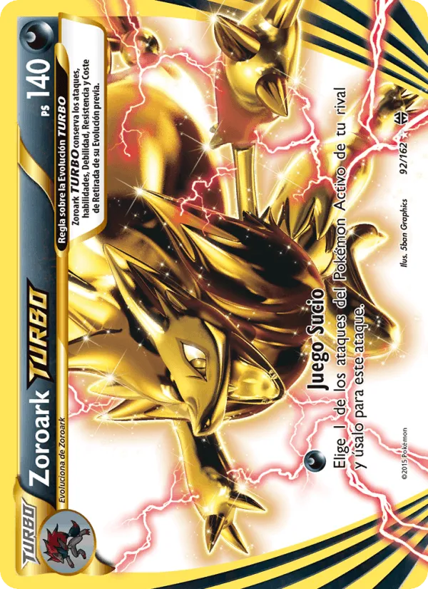 Zoroark TURBO · Turbo Impulso 92/162