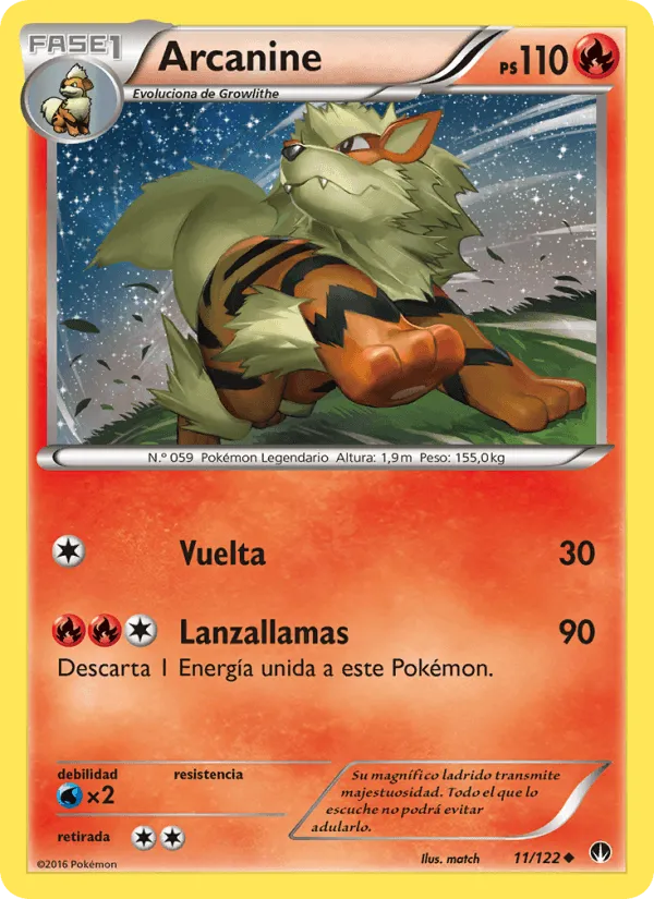 Arcanine · TURBOLímite 11/122