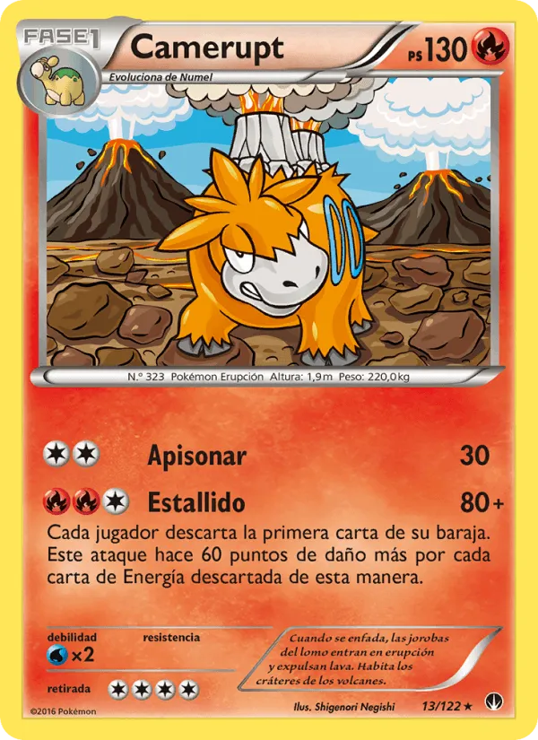 Camerupt · TURBOLímite 13/122