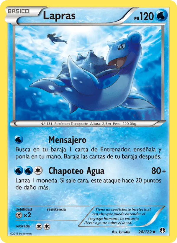 Lapras · TURBOLímite 28/122