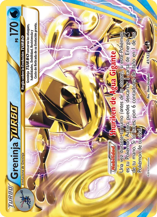 Greninja TURBO · TURBOLímite 41/122