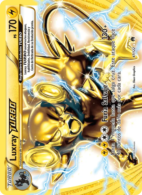 Luxray TURBO · TURBOLímite 47/122