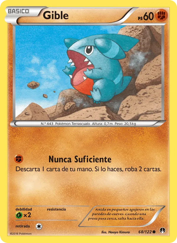 Gible · TURBOLímite 68/122