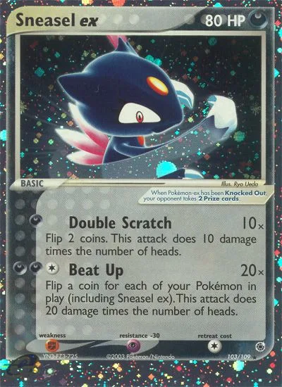 Sneasel ex · Ruby & Sapphire 103/109