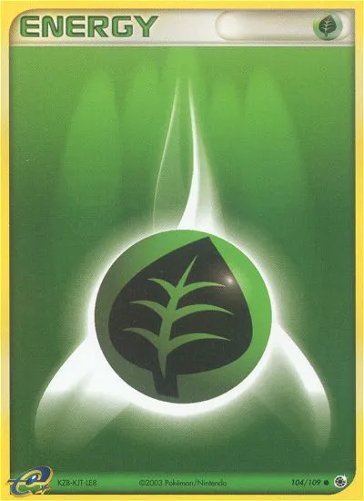Grass Energy · Ruby & Sapphire 104/109