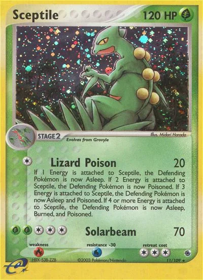 Sceptile · Ruby & Sapphire 11/109