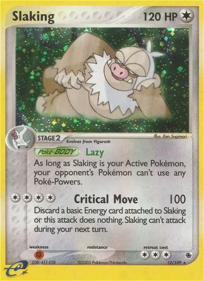 Slaking · Ruby & Sapphire 12/109