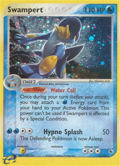 Swampert · Ruby & Sapphire 13/109