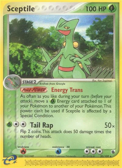 Sceptile · Ruby & Sapphire 20/109