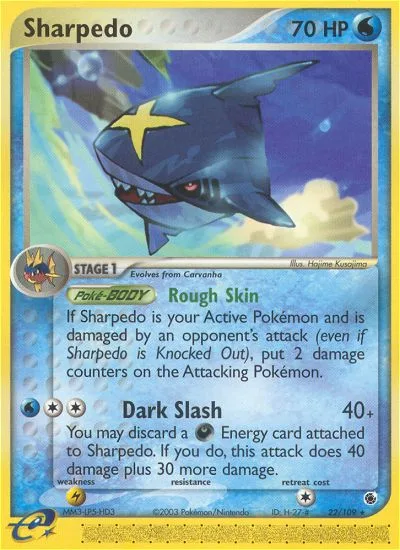 Sharpedo · Ruby & Sapphire 22/109