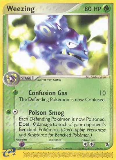 Weezing · Ruby & Sapphire 24/109