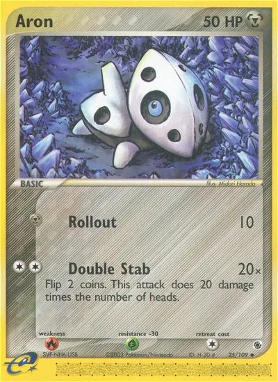 Aron · Ruby & Sapphire 25/109