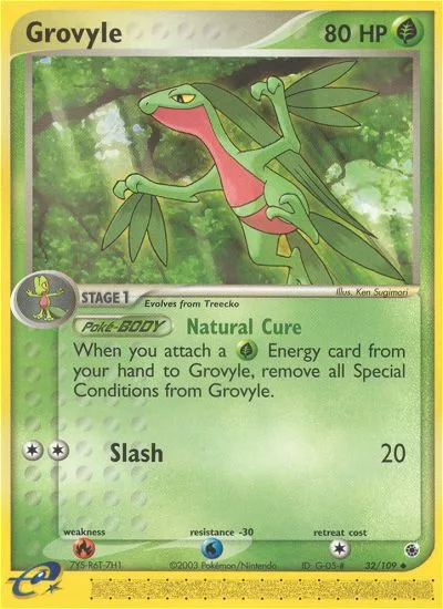 Grovyle · Ruby & Sapphire 32/109