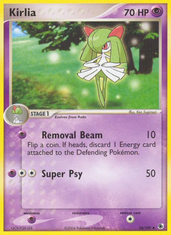 Kirlia · Ruby & Sapphire 34/109