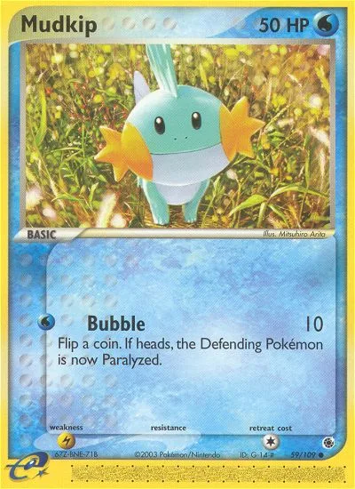 Mudkip · Ruby & Sapphire 59/109