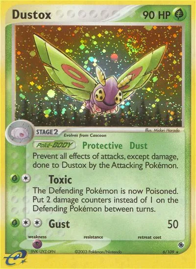 Dustox · Ruby & Sapphire 6/109