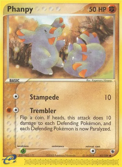 Phanpy · Ruby & Sapphire 62/109