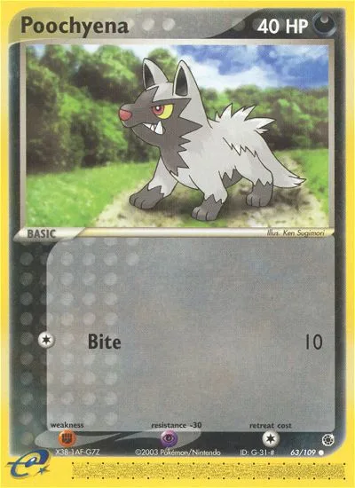 Poochyena · Ruby & Sapphire 63/109
