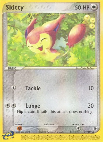 Skitty · Ruby & Sapphire 71/109