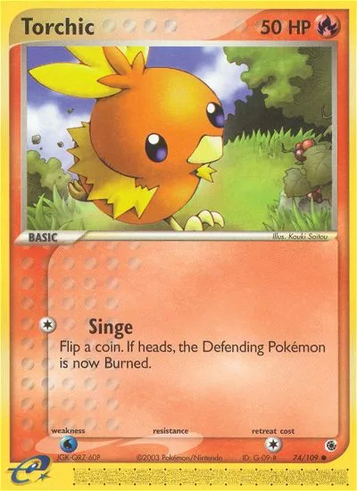 Torchic · Ruby & Sapphire 74/109