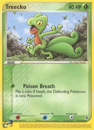 Treecko · Ruby & Sapphire 75/109