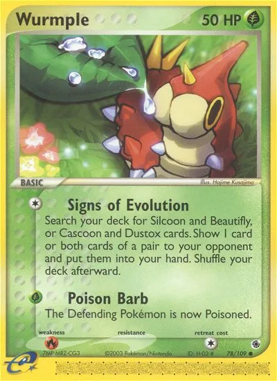 Wurmple · Ruby & Sapphire 78/109