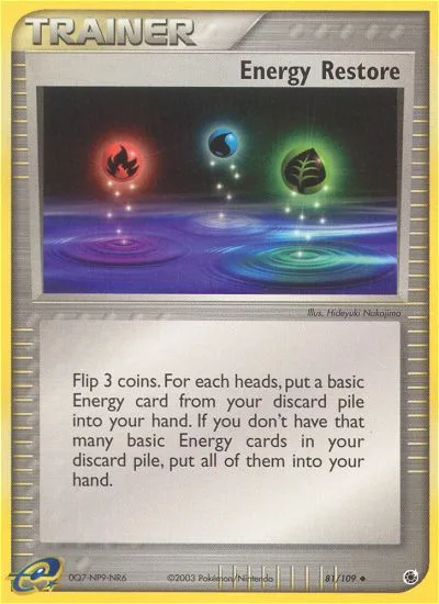 Energy Restore · Ruby & Sapphire 81/109