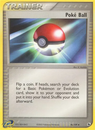 Poké Ball · Ruby & Sapphire 86/109