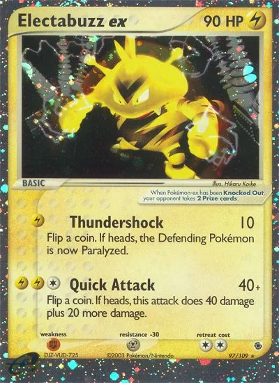 Electabuzz ex · Ruby & Sapphire 97/109