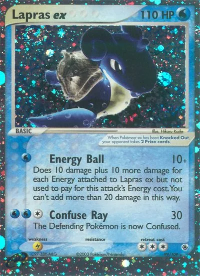Lapras ex · Ruby & Sapphire 99/109