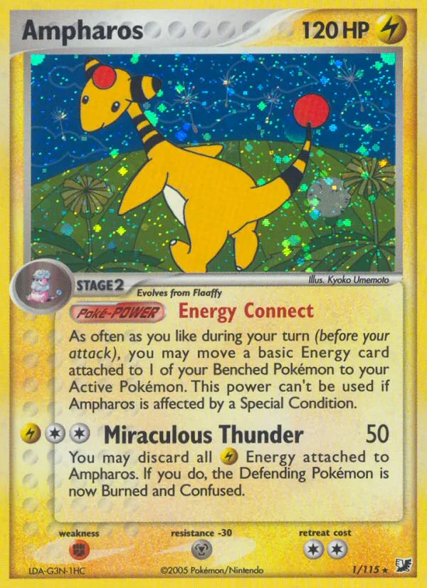 Ampharos · Unseen Forces 1/115