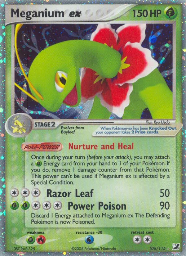 Meganium ex · Unseen Forces 106/115
