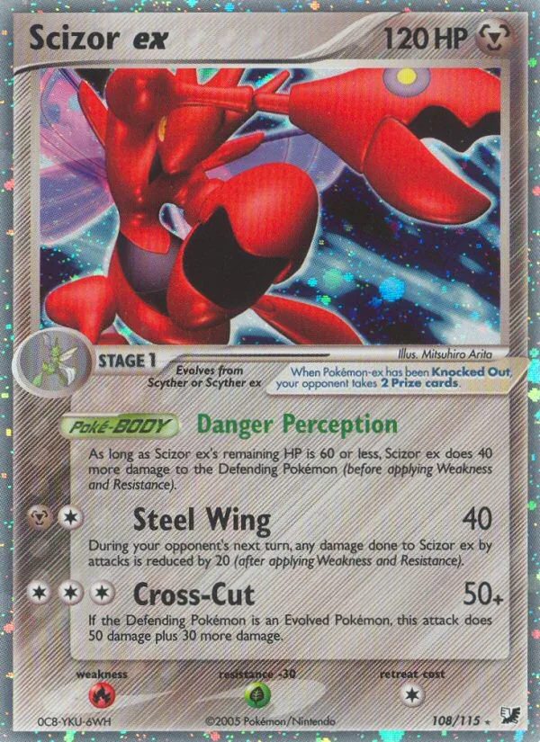 Scizor ex · Unseen Forces 108/115